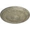 Ekena Millwork Brunswick Ceiling Medallion (Fits Canopies up to 4 1/2"), 27"OD x 2 1/2"P, Castle Stone Crackle CM27BRCSC - alternate 3